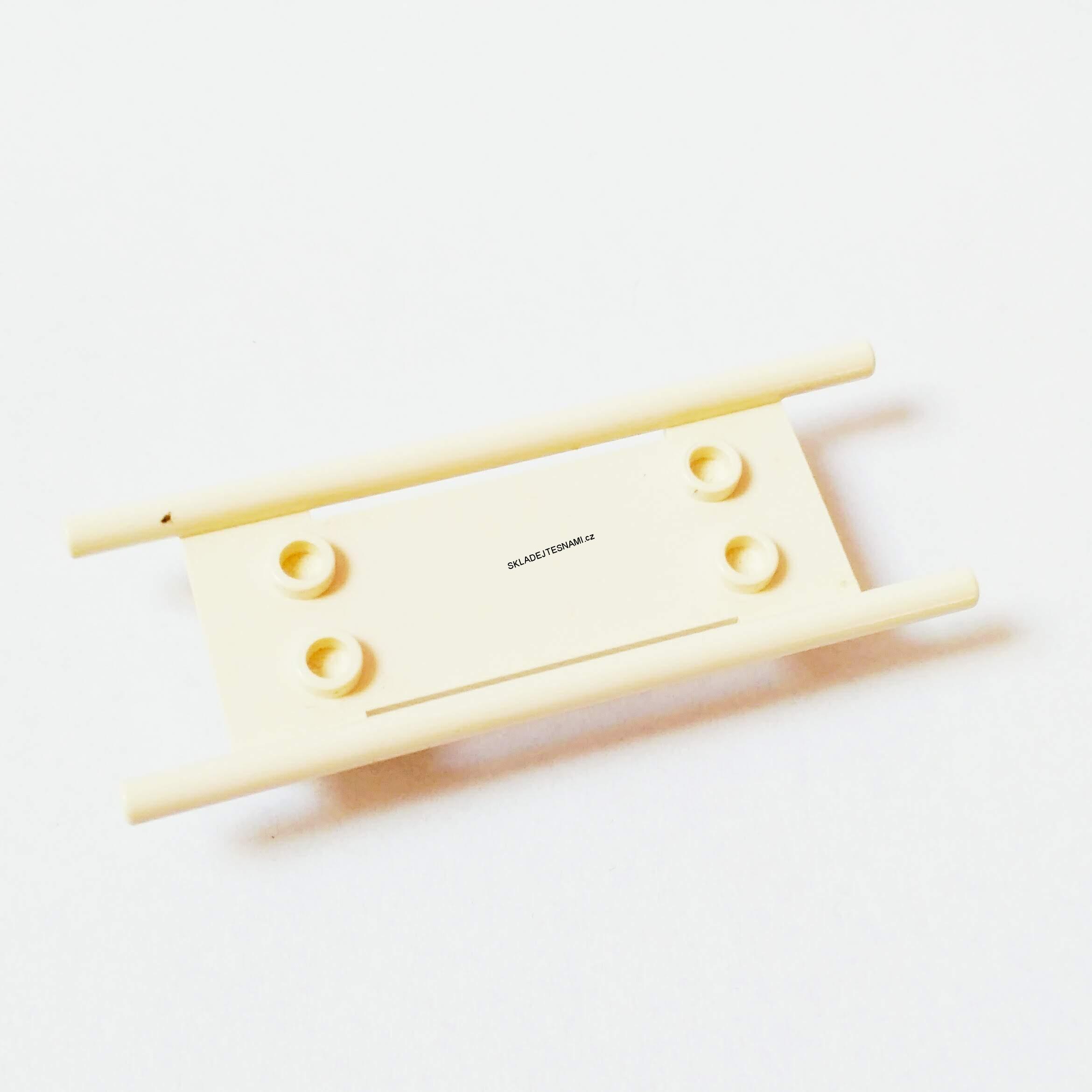 LH1245 LEGO NOSÍTKA BÍLÁ S NOŽIČKAMA