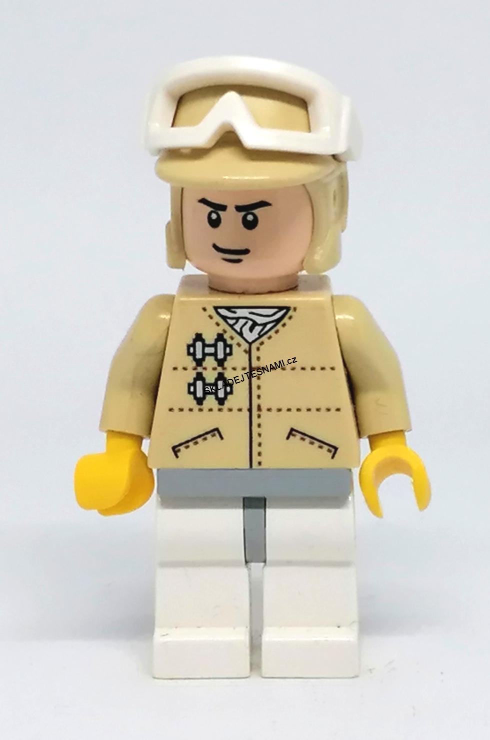 LH2504 LEGO HRANÁ MINIFIGURKA STAR WARS PILOT BÉŽOVÝ