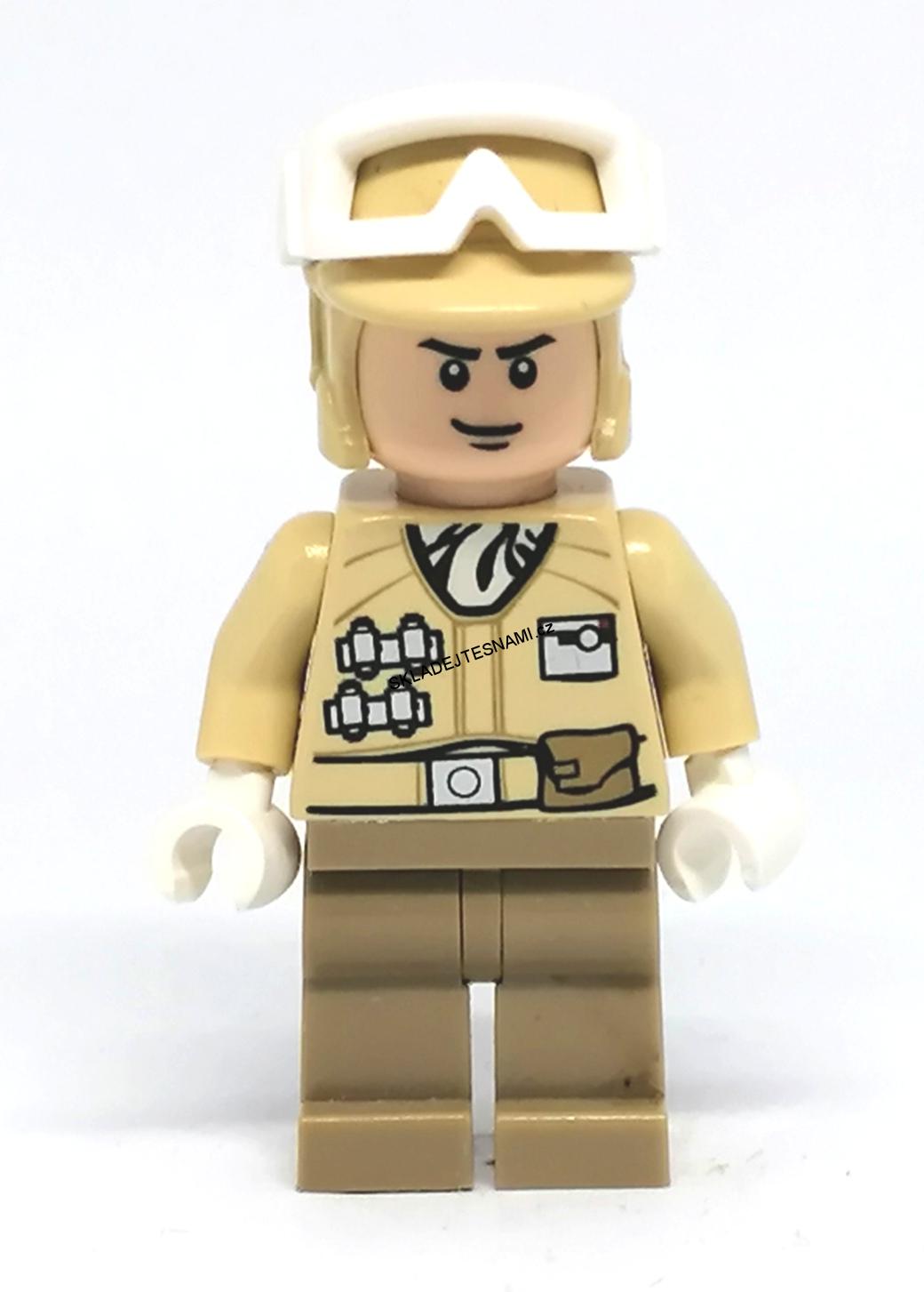 LH2505 LEGO HRANÁ MINIFIGURKA STAR WARS PILOT BÉŽOVÝ
