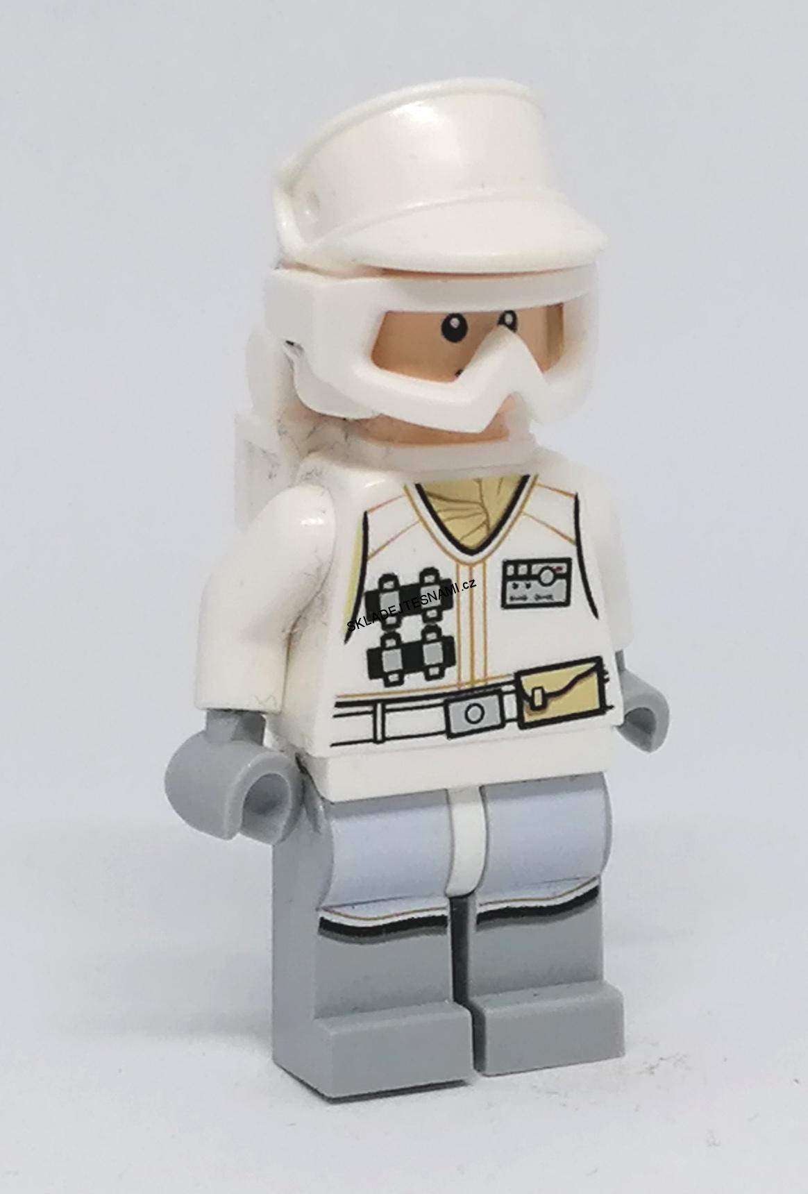 LH2513 LEGO HRANÁ MINIFIGURKA STAR WARS PILOT BÍLÝ