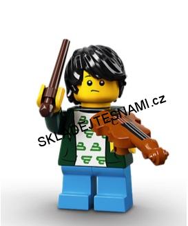 LN2293 LEGO NOVÁ MINIFIGURKA HOUSLISTA 21. SÉRIE HOUSLISTA