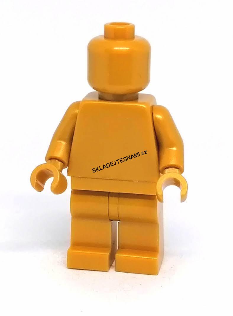 LN2303 LEGO NOVÁ MINIFIGURKA CELOZLATÁ - METALÍZA