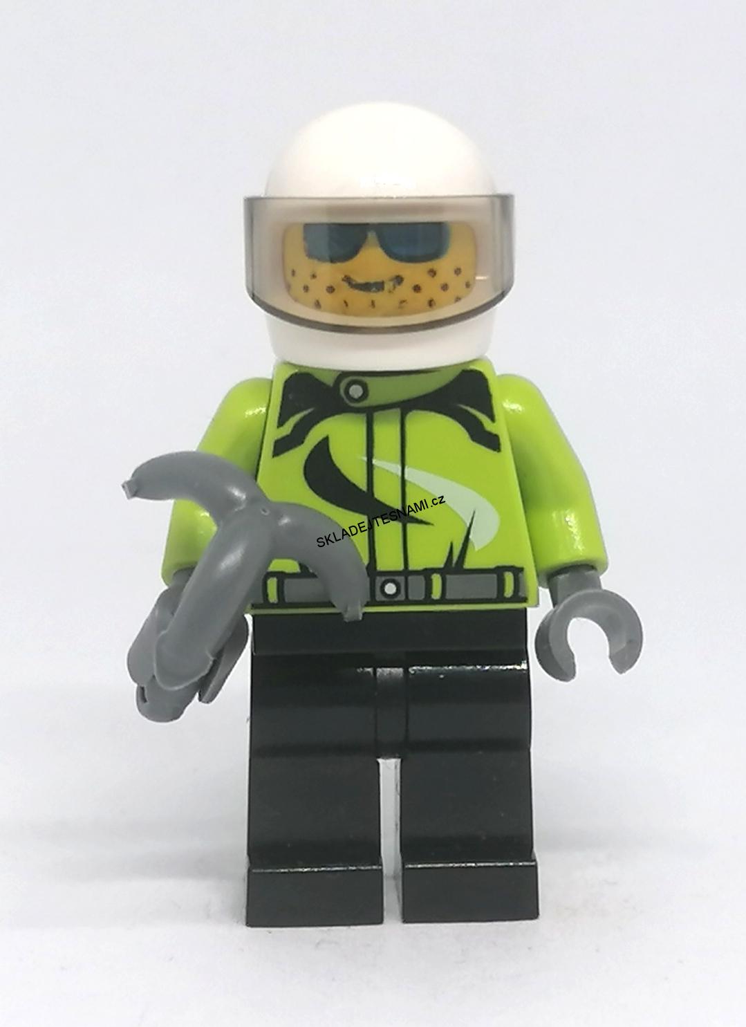 LH2776 LEGO HRANÁ INIFIGURKA MOTORKÁŘ S HÁKEM