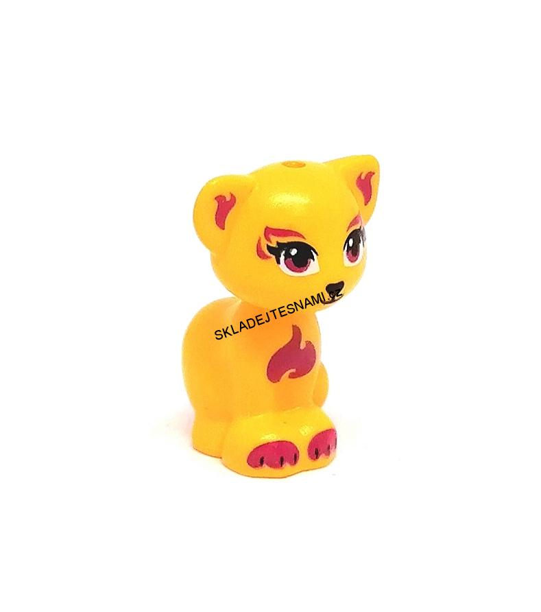 LH2059 LEGO HRANÝ DÍL KOČIČKA ORANŽOVÁ