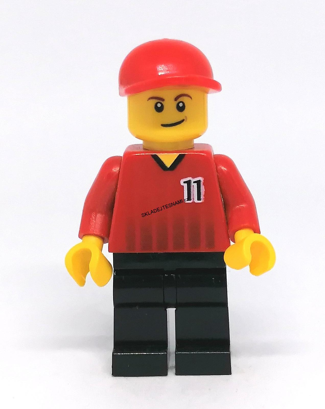 LH2870 LEGO HRANÁ MINIFIGURKA FOTBLISTA S ČÍSLEM 11