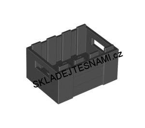 LH2090 LEGO HRANÁ VELKÁ PŘEPRAVKA BEDNA BEDÝNKA ČERNÁ