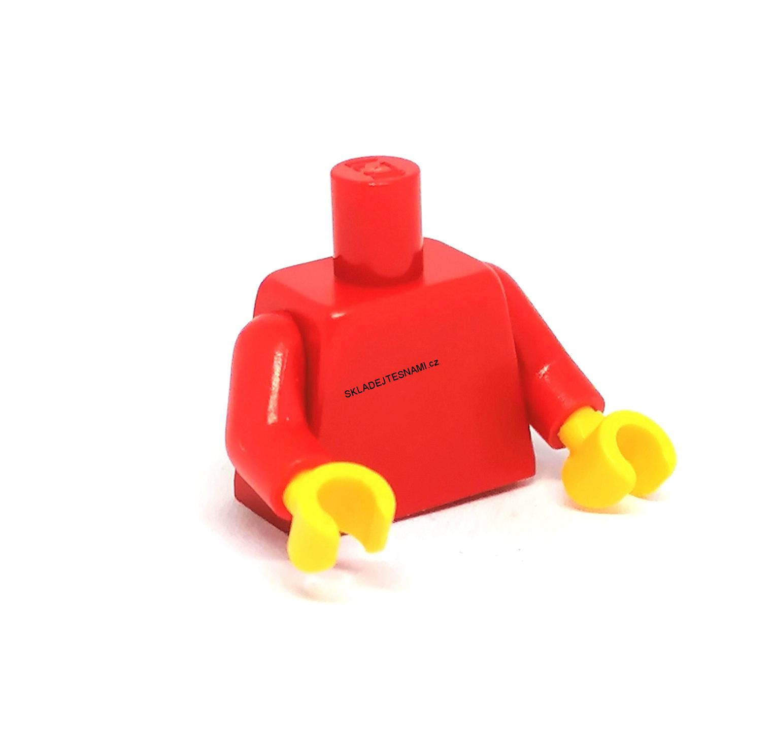 F728 LEGO HRANÝ DÍL TRUP S PAŽEMI ČERVENÝ