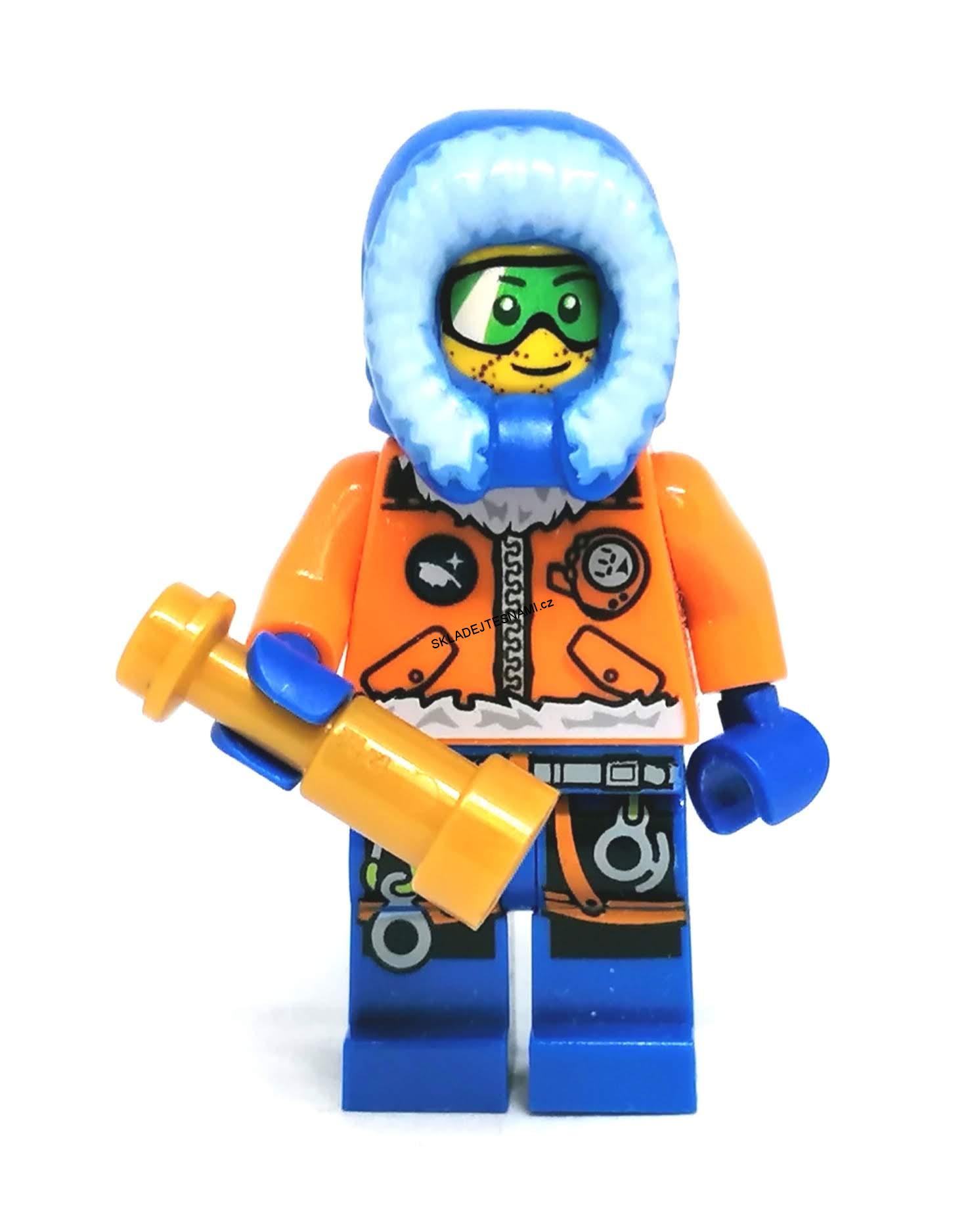 LH2993 LEGO HRANÁ MINIFIGURKA MUŽ SE ZLATÝM DALEKOHLEDEM