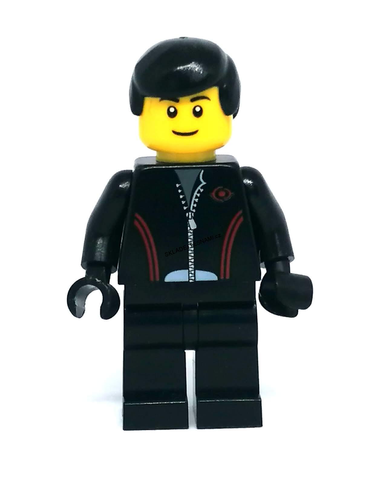 LH3184 LEGO HRANÁ MINIFIGURKA MUŽ ČERNÉM
