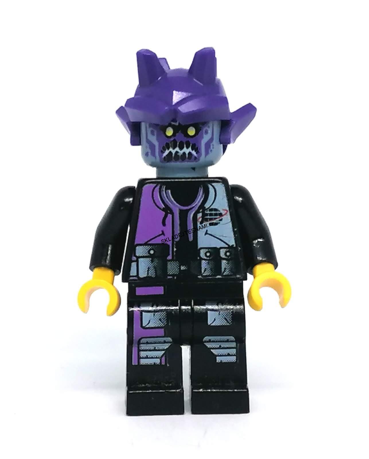 LH3210 LEGO MINIFIGURKA HRANÁ FIALOVÉ VLASY