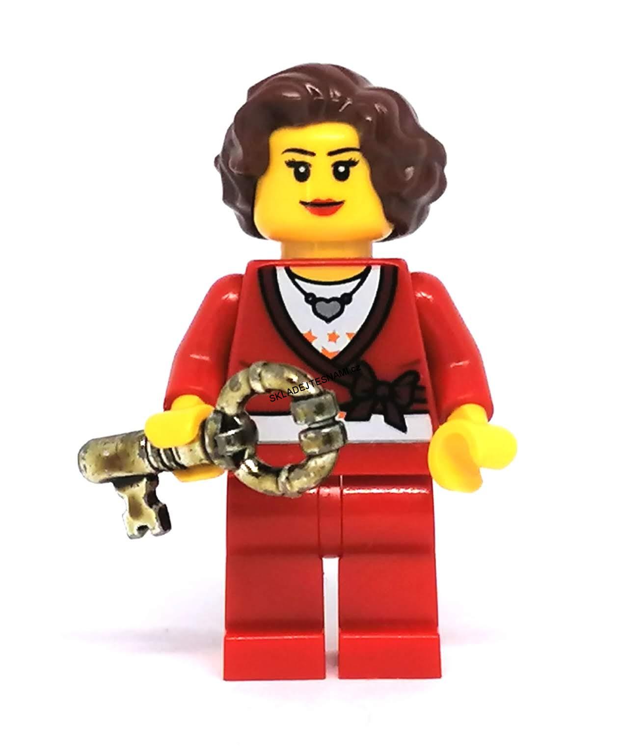 LH3224 LEGO MINIFIGURKA HRANÁ ŽENA S KLÍČEM