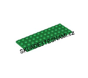 LH2176 LEGO HRANÁ PODLOŽKA DESTIČKA 4X12 ZELENÁ