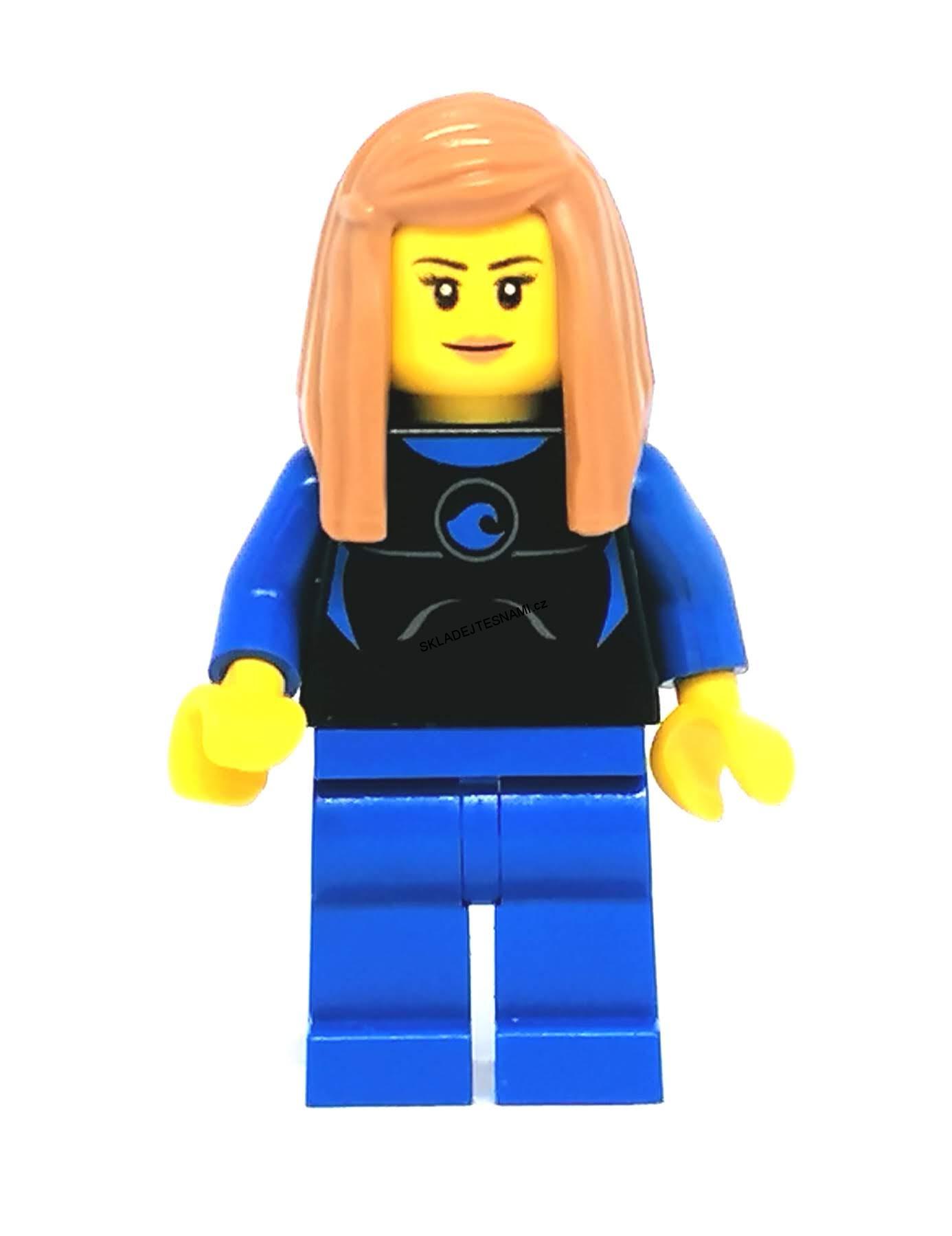 LH3278 LEGO HRANÁ MINIFIGURKA ŽENA V NEOPRENU