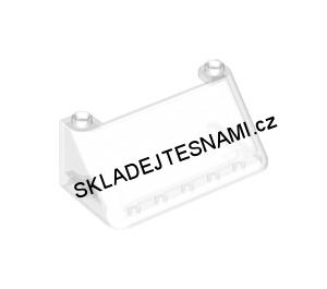 LH2296 LEGO HRANÉ PŘEDNÍ SKLO ČIRÉ 6 x 3 x 2