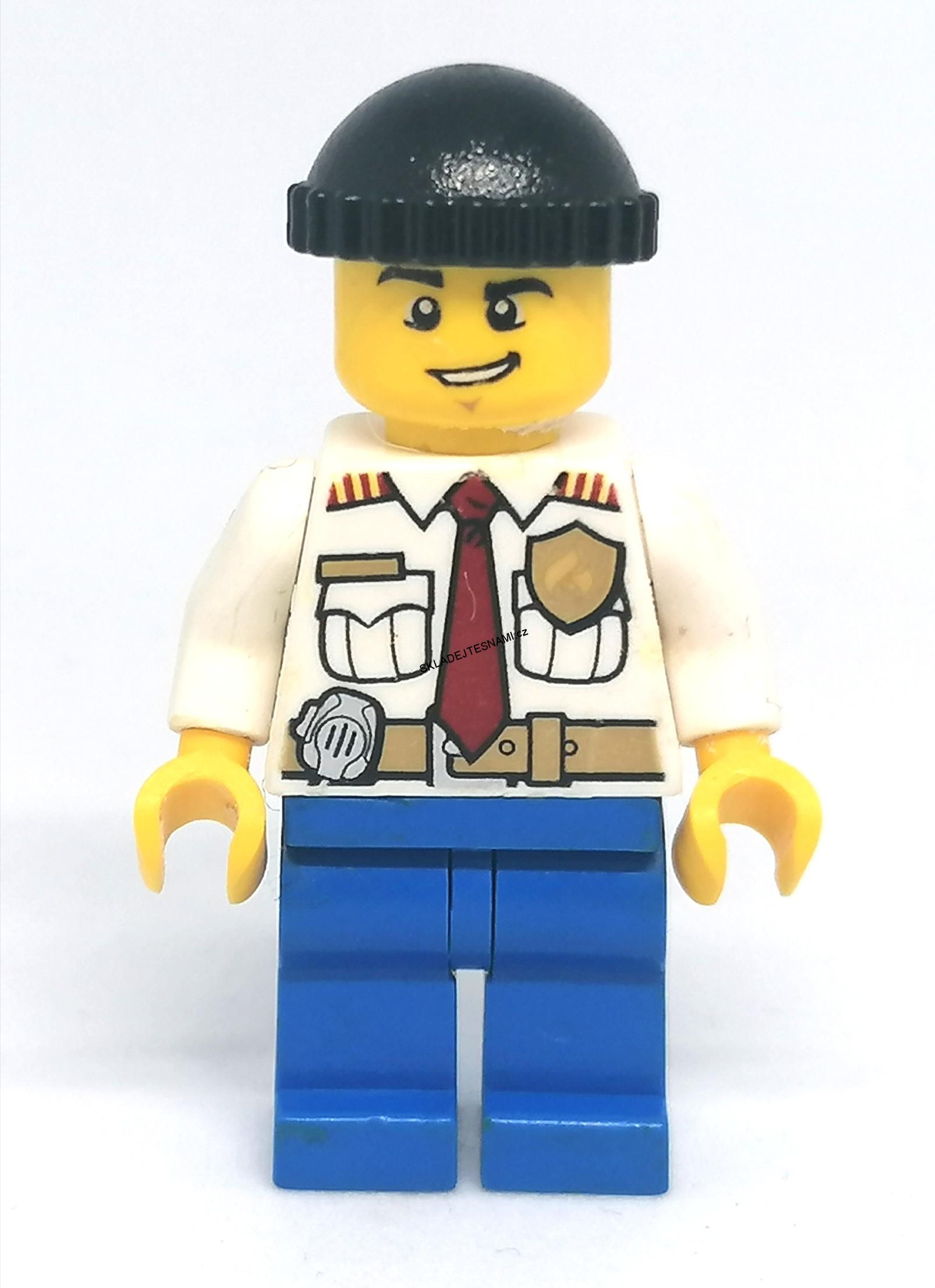 Lh629 LEGO HRANÁ MINIFIGURKA MUŽ OD POLICIE