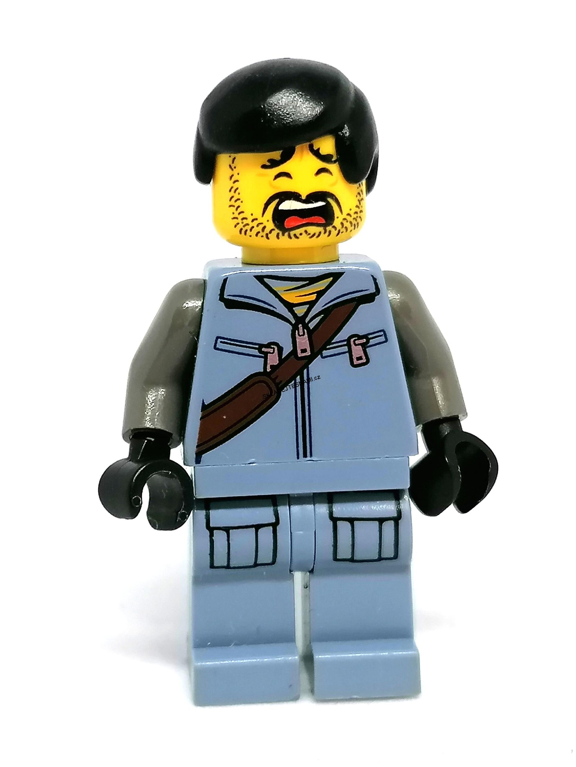 LH1416 LEGO HRANÁ MINIFIGURKA MUŽ V ŠEDÉM