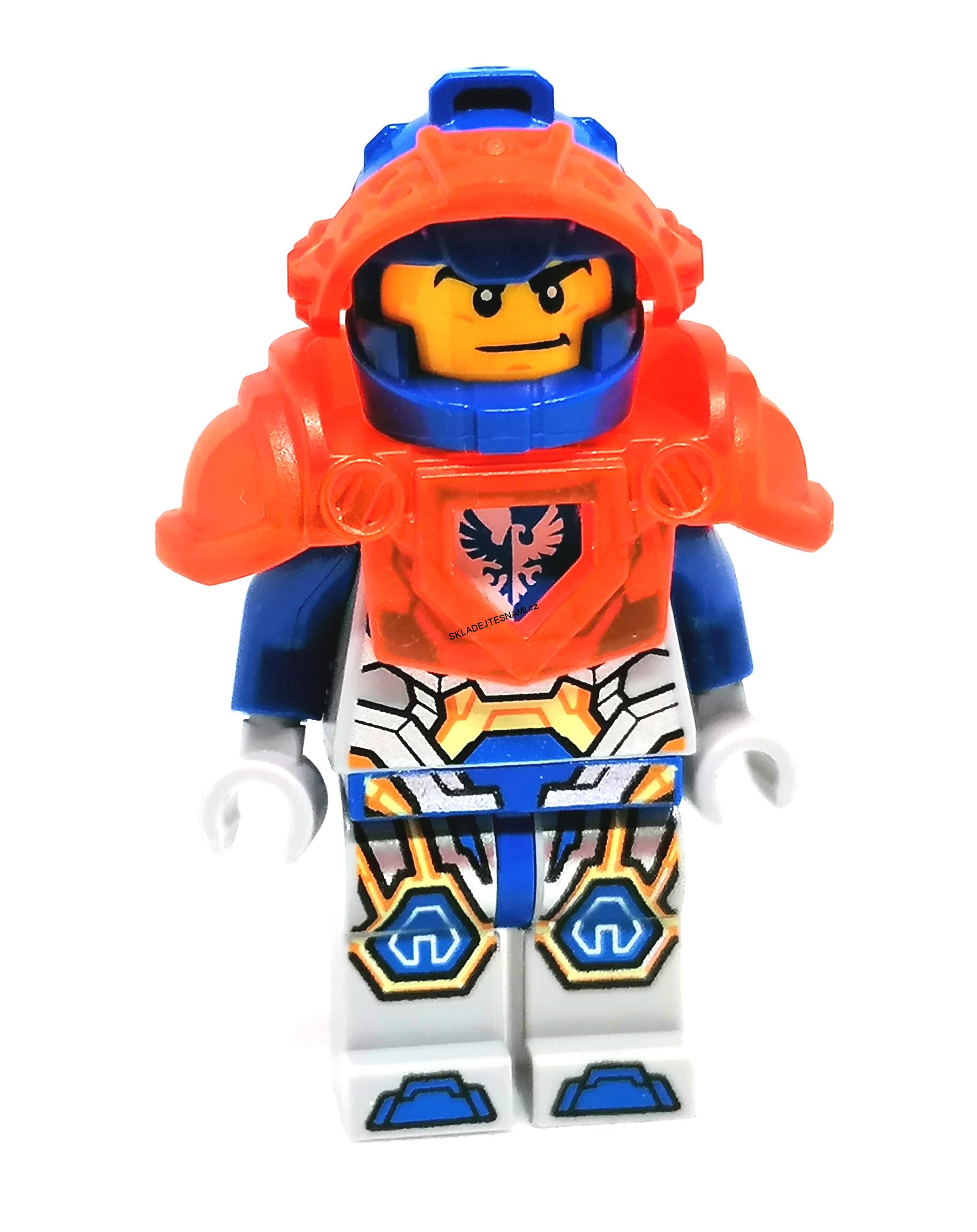 LH1581 HRANÁ MINIFIGURKA RYTÍŘ ORANŽOVÉ BRNĚNÍ