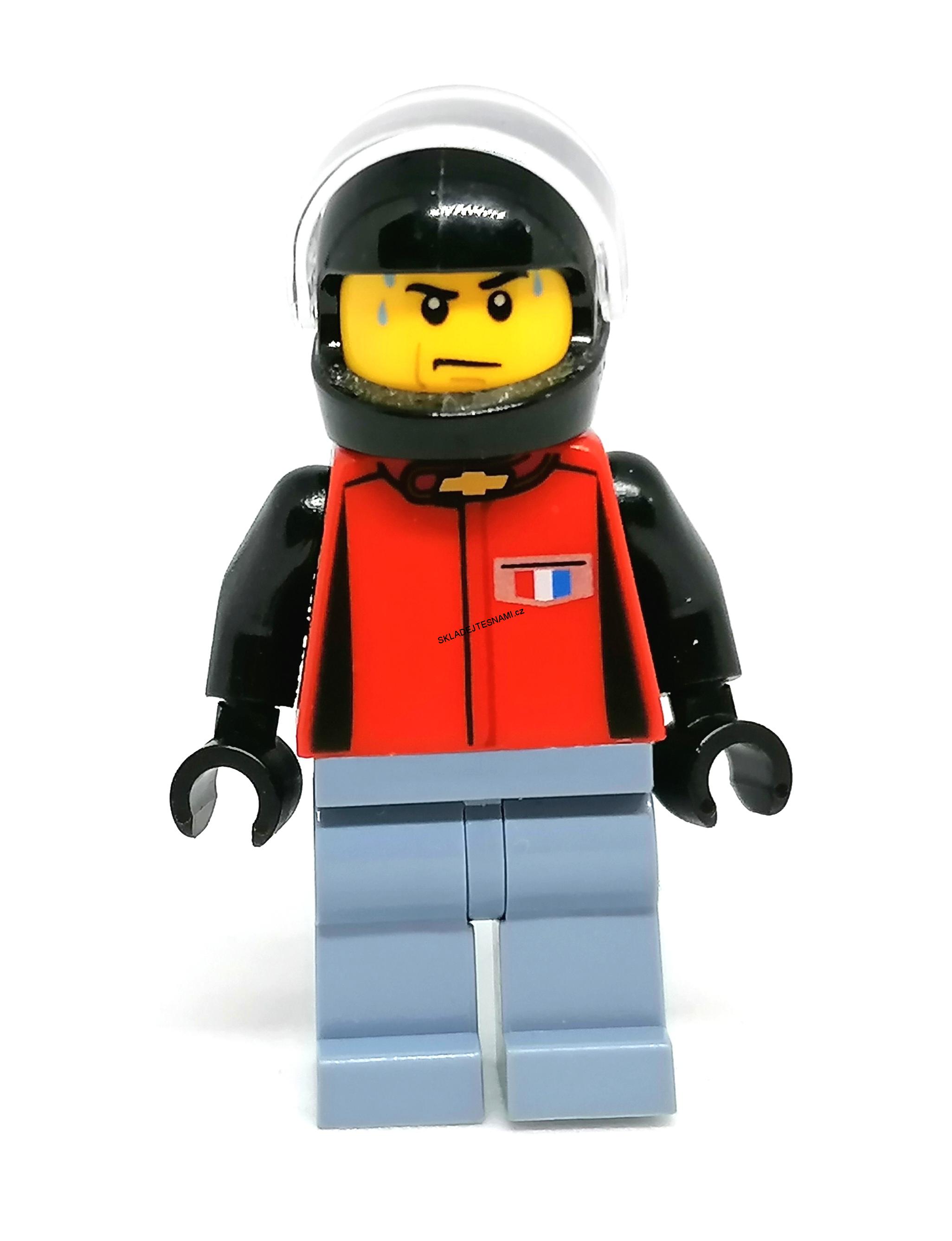 LH1609 HRANÁ MINIFIGURKA ZÁVODNÍK ŘIDIČ CAMARO