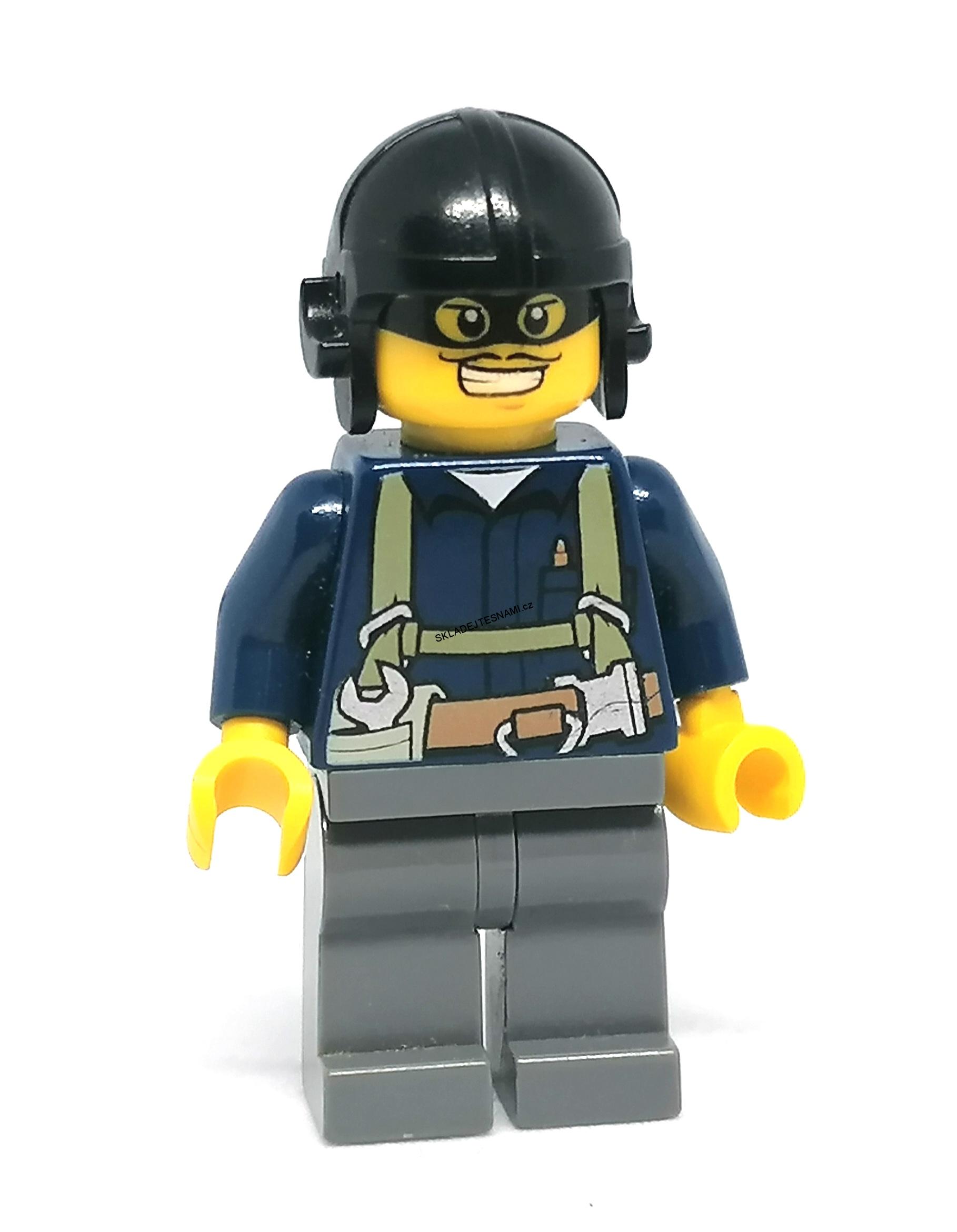 LH1646 HRANÁ MINIFIGURKA MUŽ SE ŠKRABOŠKOU