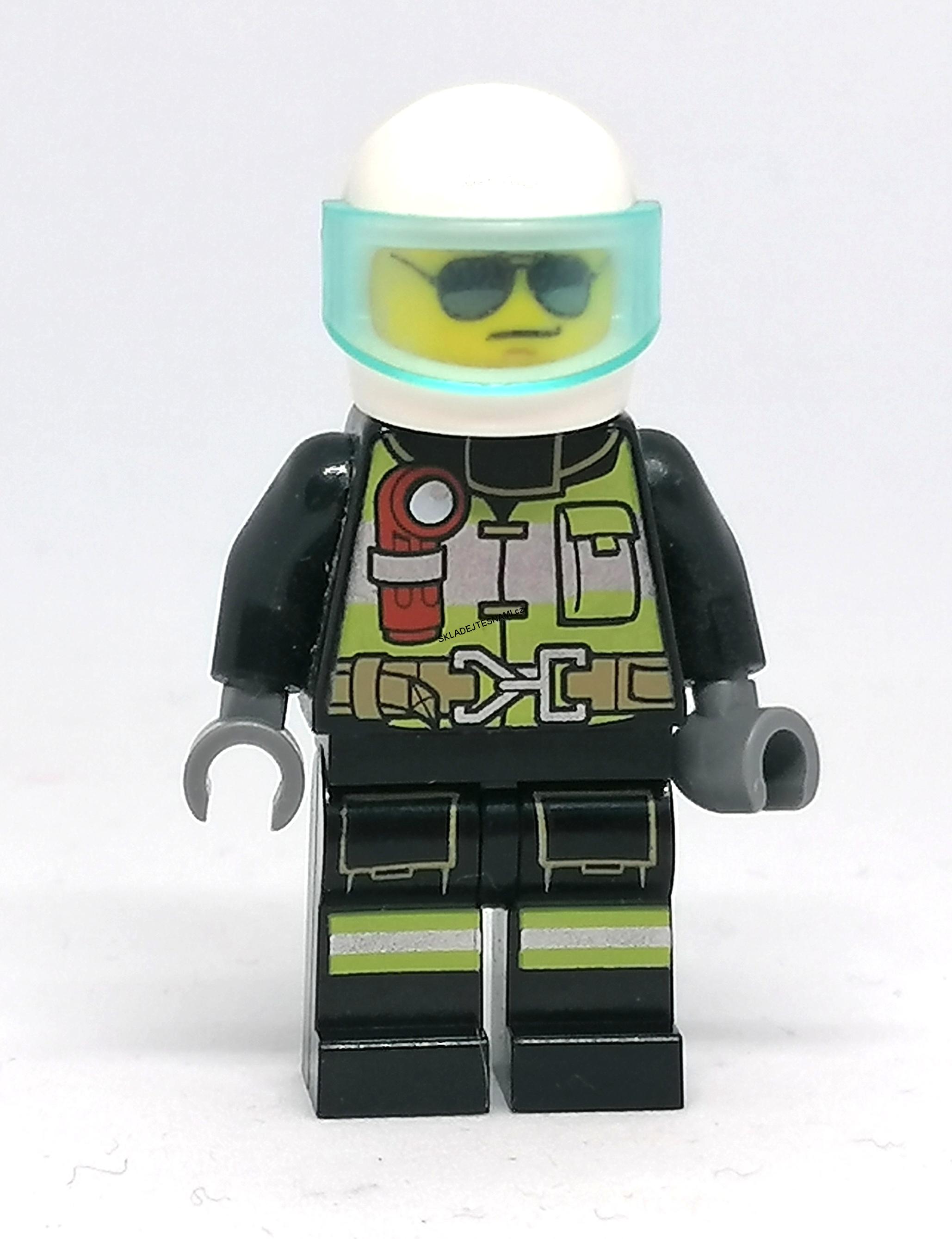 LH1718 HRANÁ MINIFIGURKA HASIČ S MOTORKÁŘ