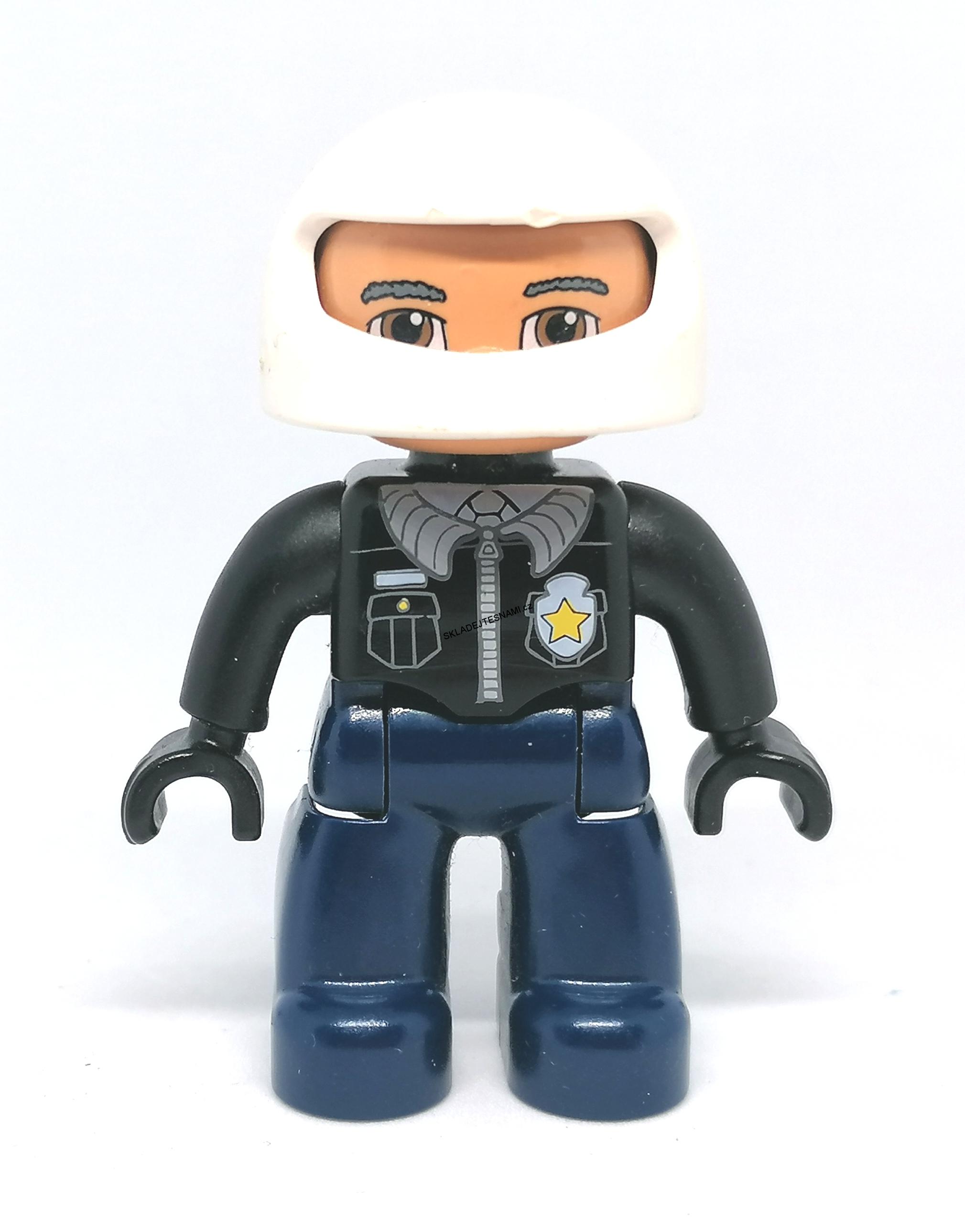 H550 DUPLO HRANÝ MUŽ MOTORKÁŘ OD POLICIE