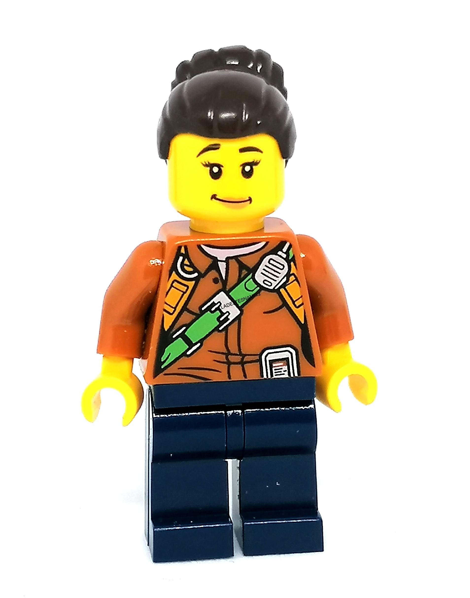 LH1888 HRANÁ LEGO MINIFIGURKA ŽENA V UNIFORMĚ
