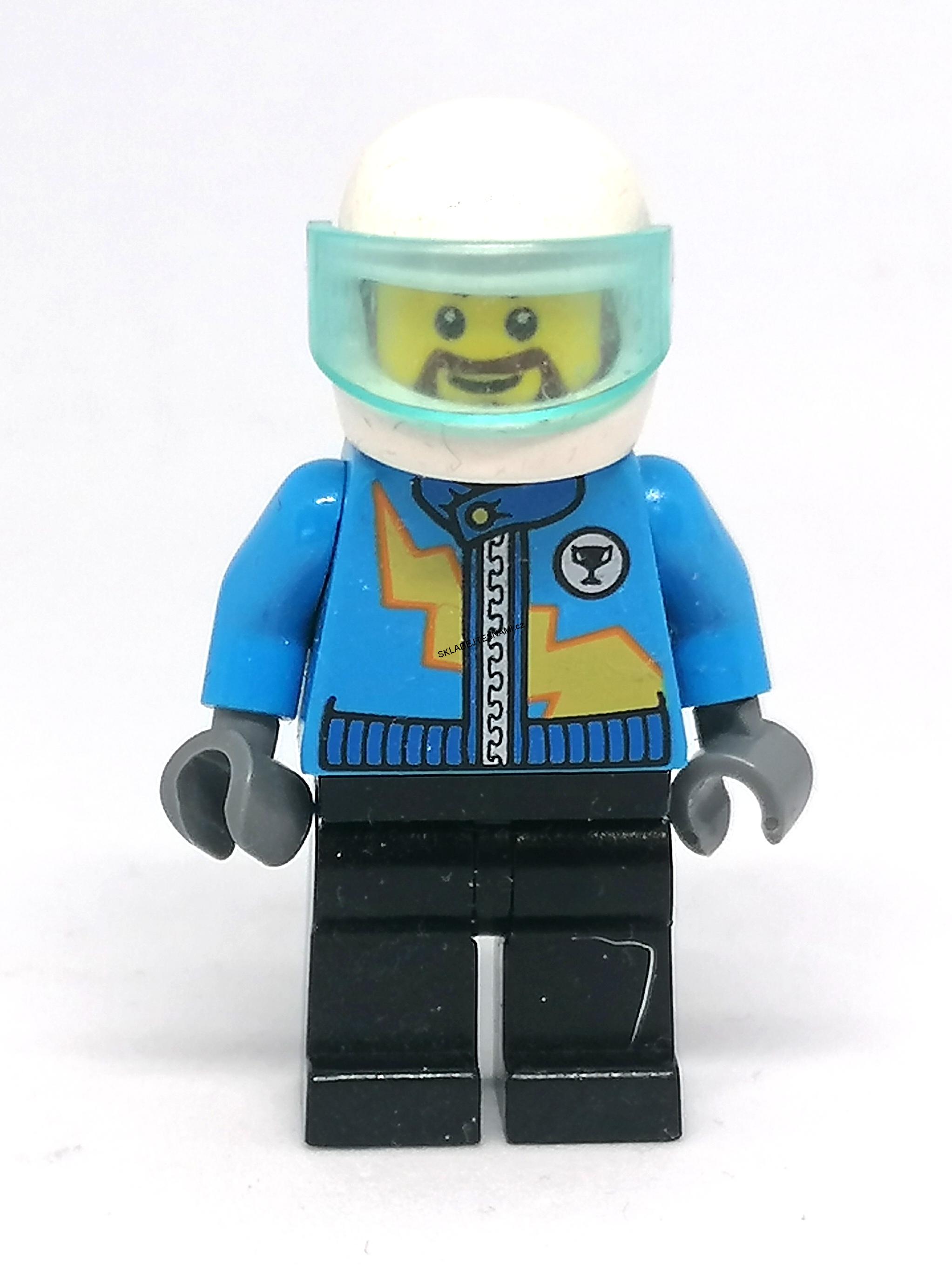 LH2133 HRANÁ LEGO MINIFIGURKA MUŽ V HELMĚ
