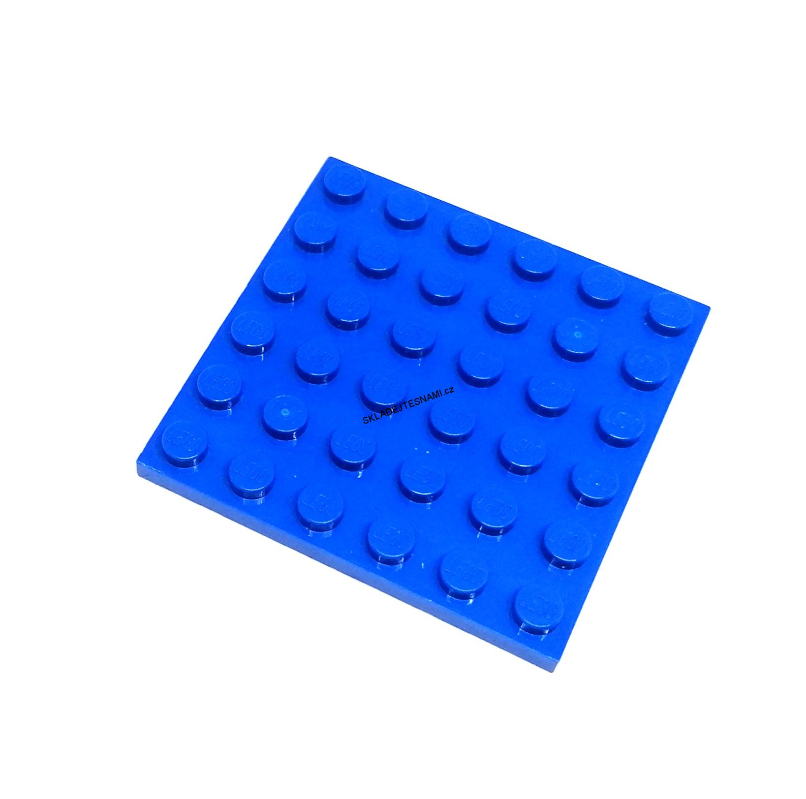 LH2400 LEGO HRANÉ DESTIČKA PODLOŽKA MODRÁ 6X6 NOPKŮ