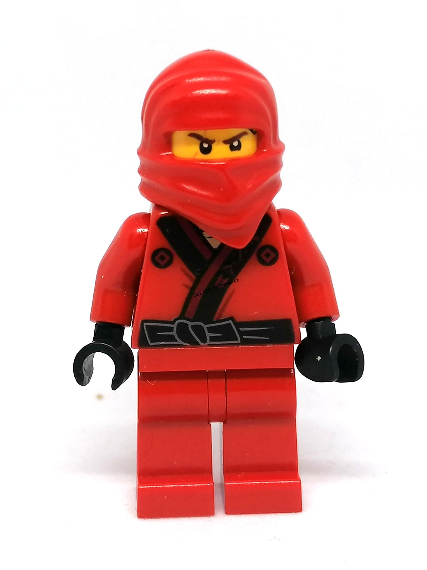 LH2308 HRANÁ LEGO MINIFIGURKA NINJAGO ČERVENÁ
