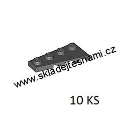 LH285 LEGO HRANÉ DÍLY ZKOSENÉ DESTIČKY 10 KS