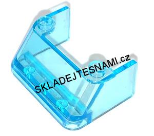 LH417 LEGO HRANÉ PŘEDNÍ SKLO NÍZKÉ 3X4 NOPKY VÝŠKA 1,3