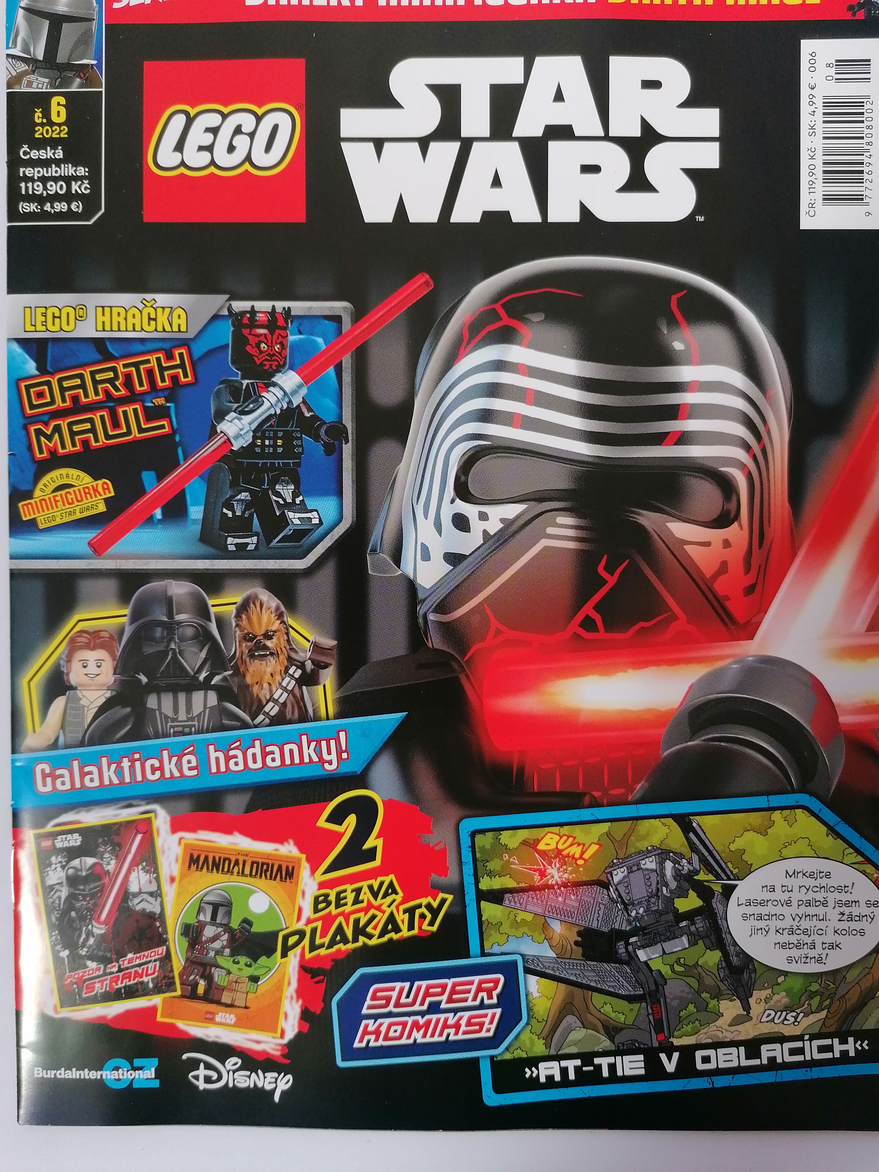 DÁREK NAD 500 KČ - LEGO KOMIKS STAR WARS BEZ MINIFIGURKY