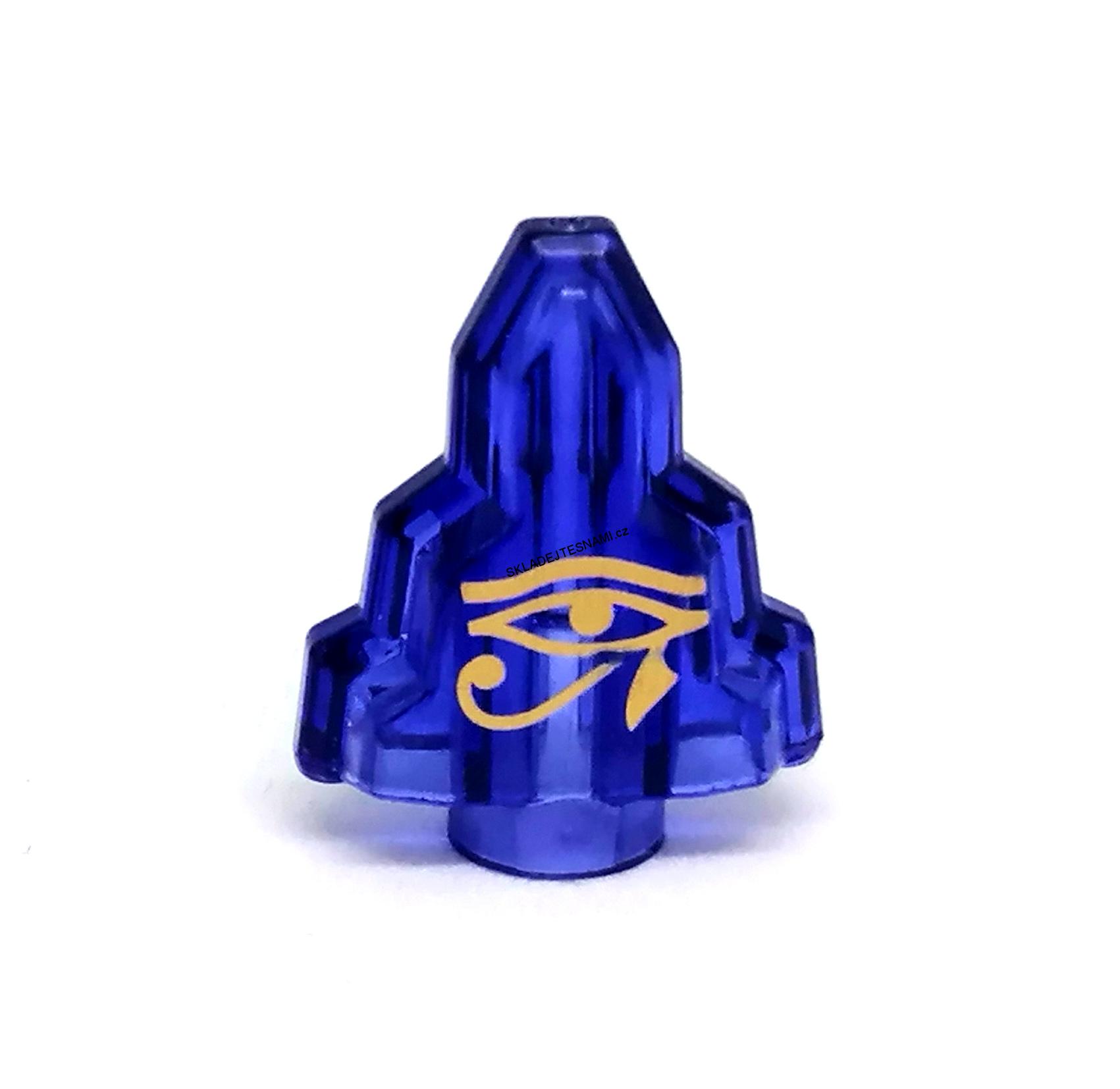 LH2468 LEGO HRANÝ KRYSTAL FIALOVÝ POTISK EGYPTSKÉ OKO