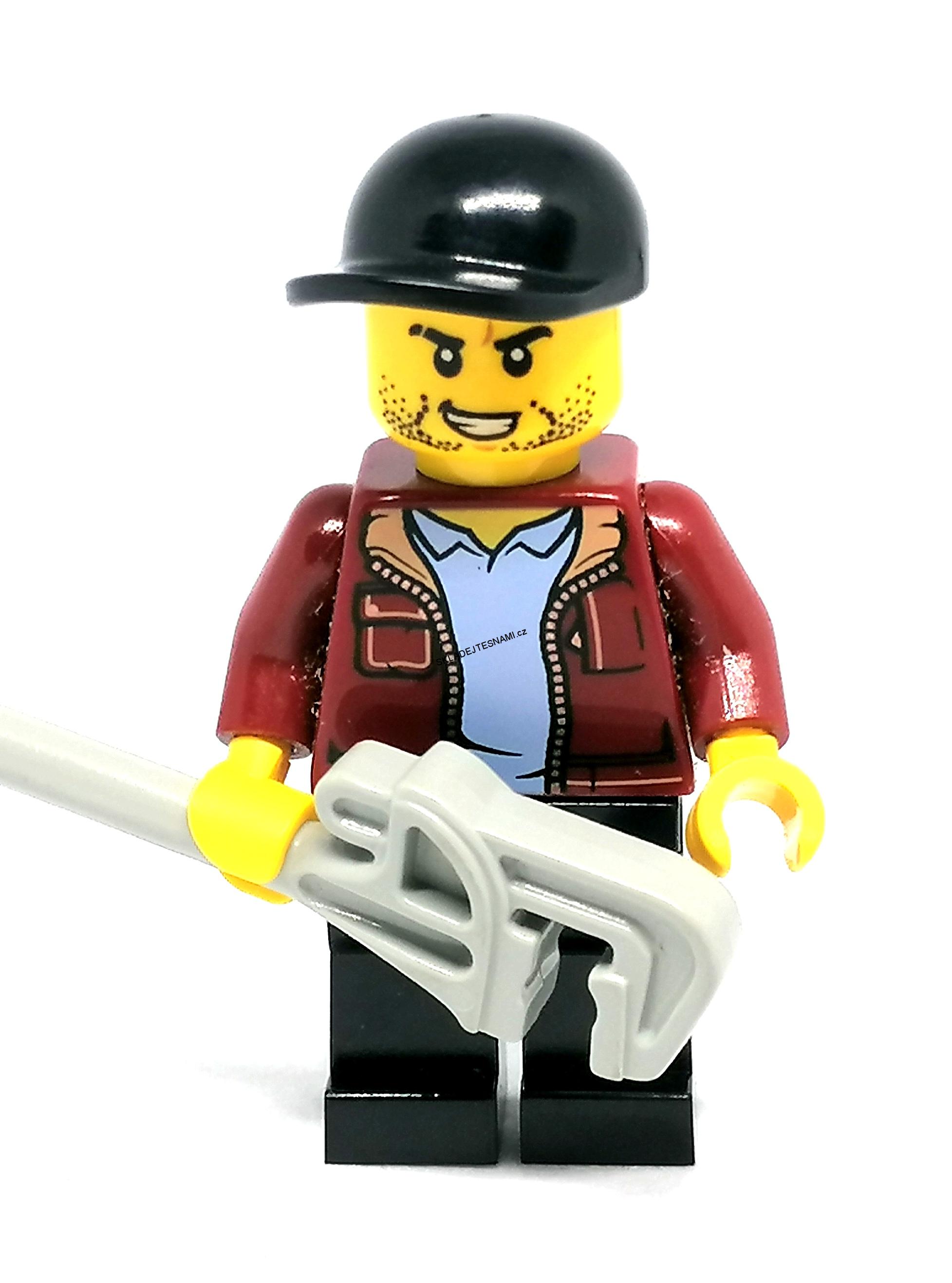 LH3022 LEGO HRANÁ MINIFIGURKA MUŽ S FRANCOUZSKÝM KLÍČEM