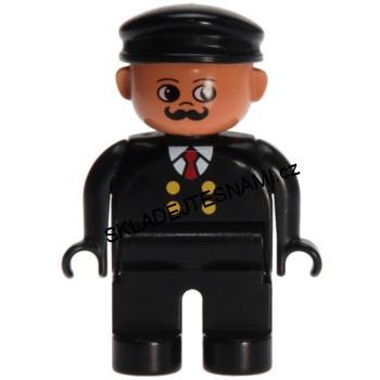 H572 DUPLO HRANÁ FIGURKA MUŽ ŽELEZNIČÁŘ STARŠÍ TYP