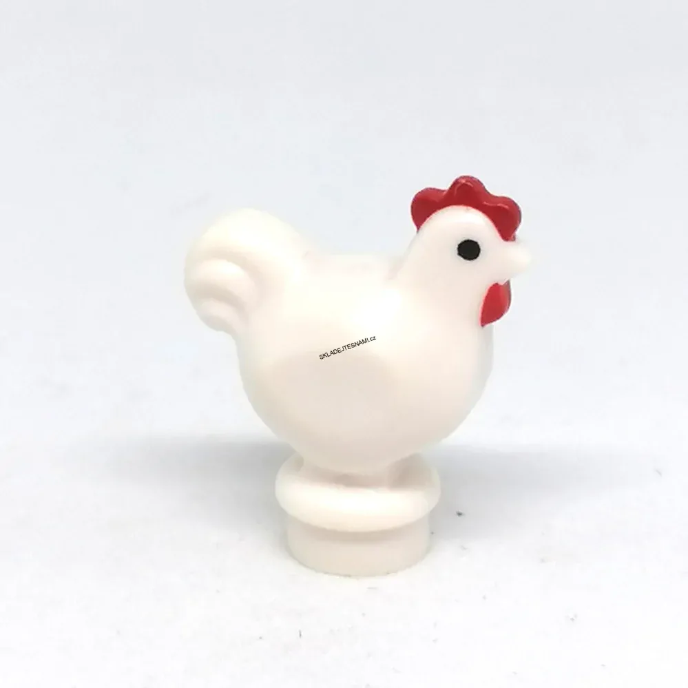 X536 LEGO HRANÁ BÍLÁ SLEPICE SLEPIČKA