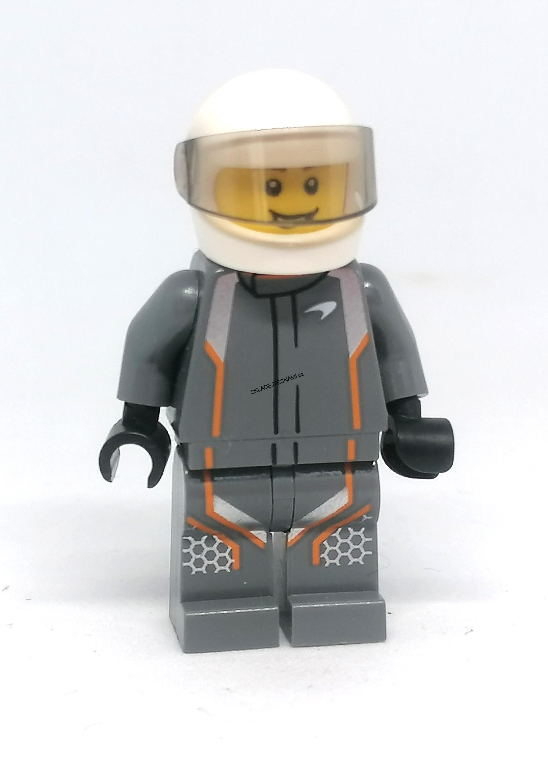 LH4397 LEGO HRANÁ MINIFIGURKA F1 PILOT MCLAREN
