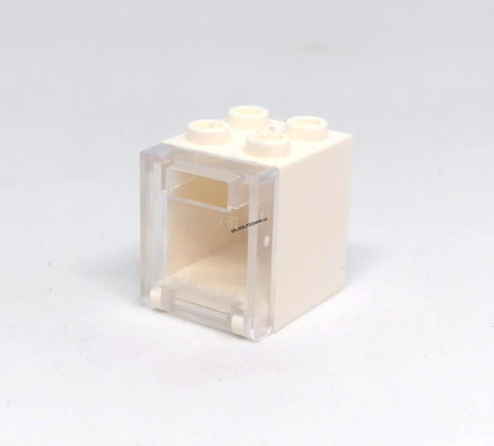 LH1865 LEGO HRANÁ STŘÍŇKA BÍLÁ PRŮHLEDNÉ DVEŘE