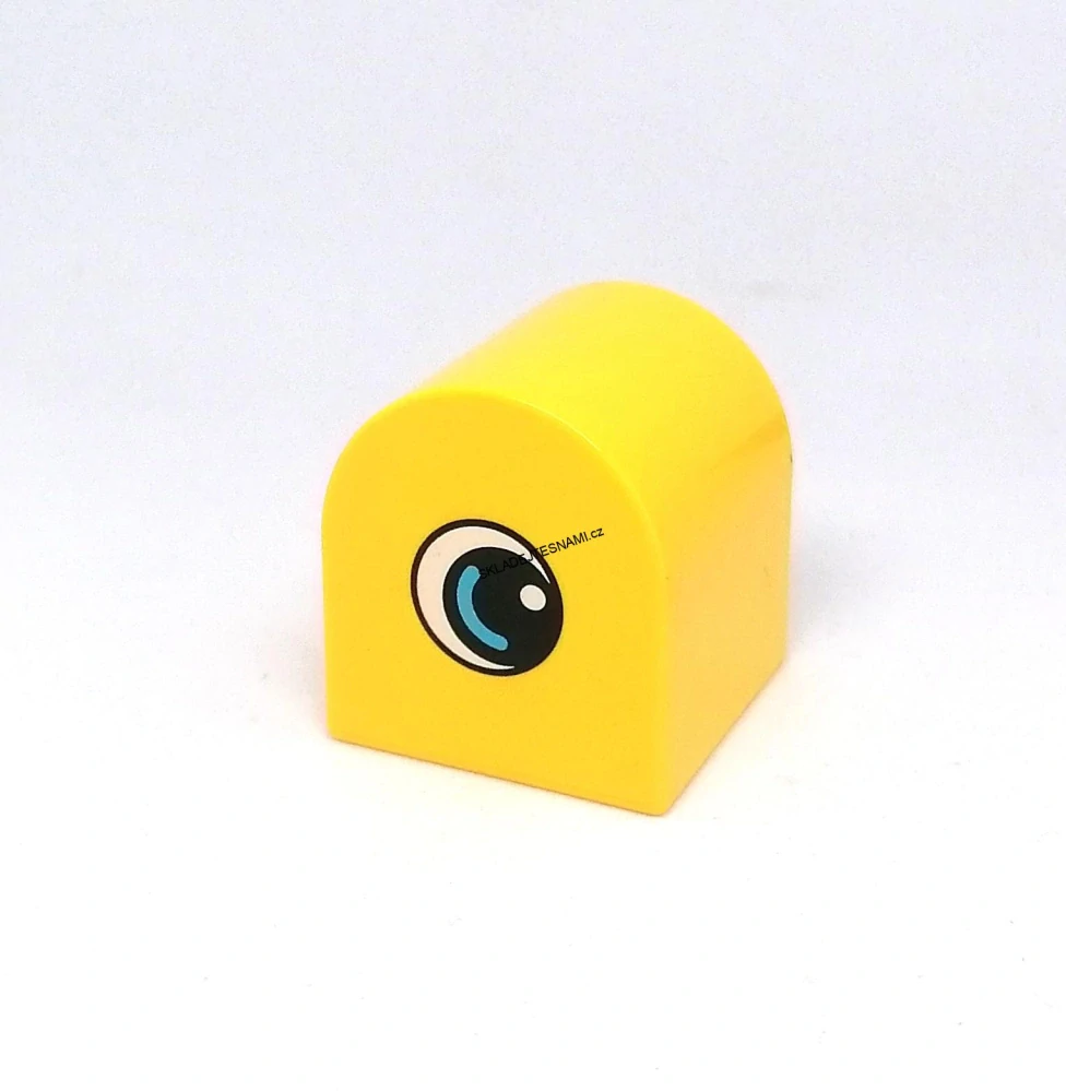 H61 DUPLO HRANÁ KOSTKA ŽLUTÁ OBLOUK POTISK OKO