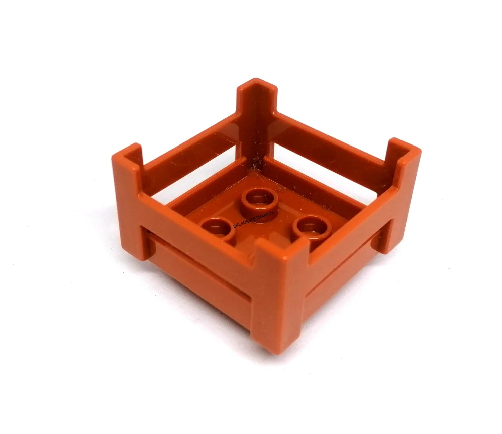 H115 DUPLO HRANÁ ORANŽOVO HNĚDÁ BEDÝNKA