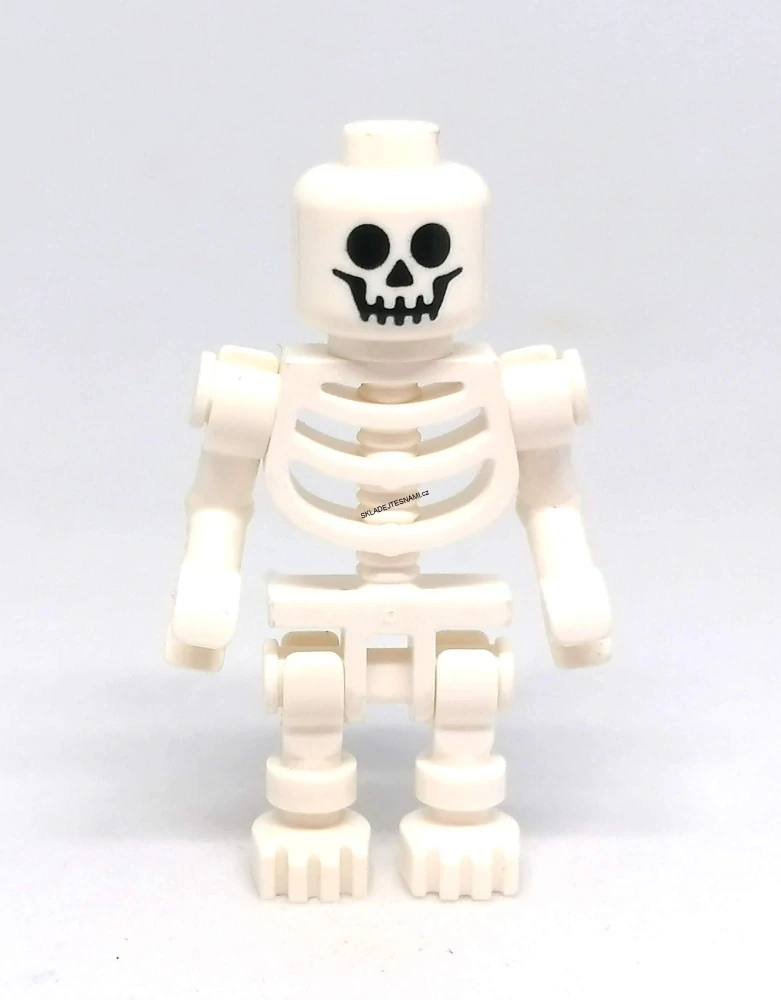 LN2418 LEGO NOVÁ MINIFIGURKA BÍLÝ KOSTLIVEC
