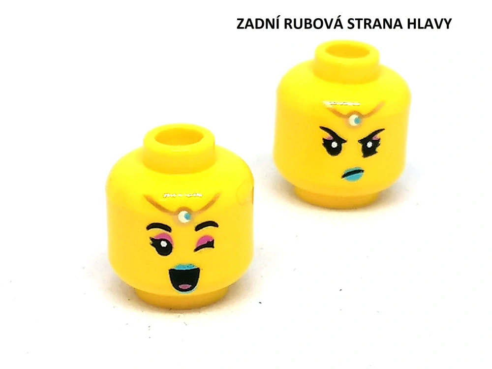 X368 LEGO NOVÁ HLAVA ŽLUTÁ 1 KS TANEČNICE