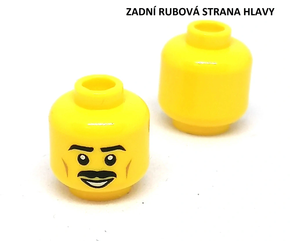 X377 LEGO NOVÁ HLAVA ŽLUTÁ 1 KS KNÍR
