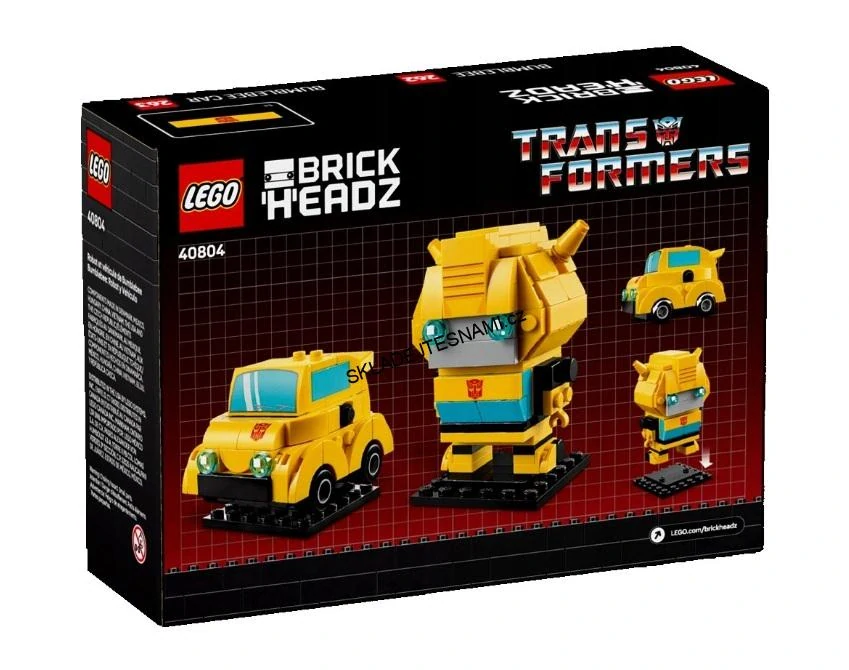 40804 LEGO BRICK HEADZ ROBOT A VOZIDLO BUMBLEBEE