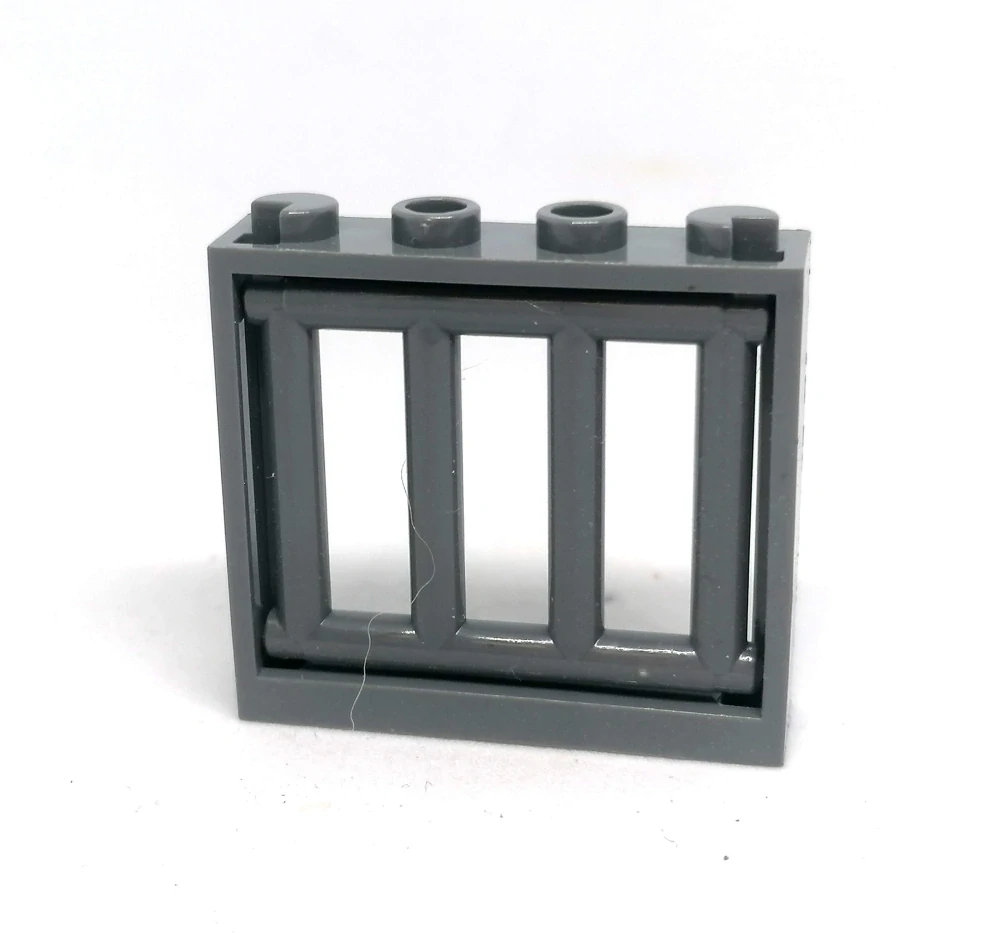 LH2742 LEGO HRANÉ OKNO ŠEDÝ RÁM ŠEDÁ MŘÍŽ