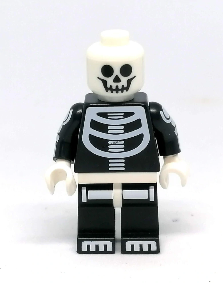 LH4554 LEGO HRANÁ MINIFIGURKA KOSTLIVEC ČERNÝ