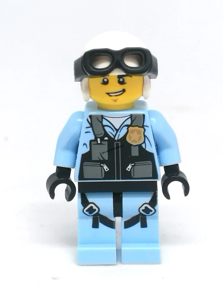 Lh4689 LEGO HRANÁ MINIFIGURKA POLICISTA ZÁSAHOVÁ JEDNOTKA