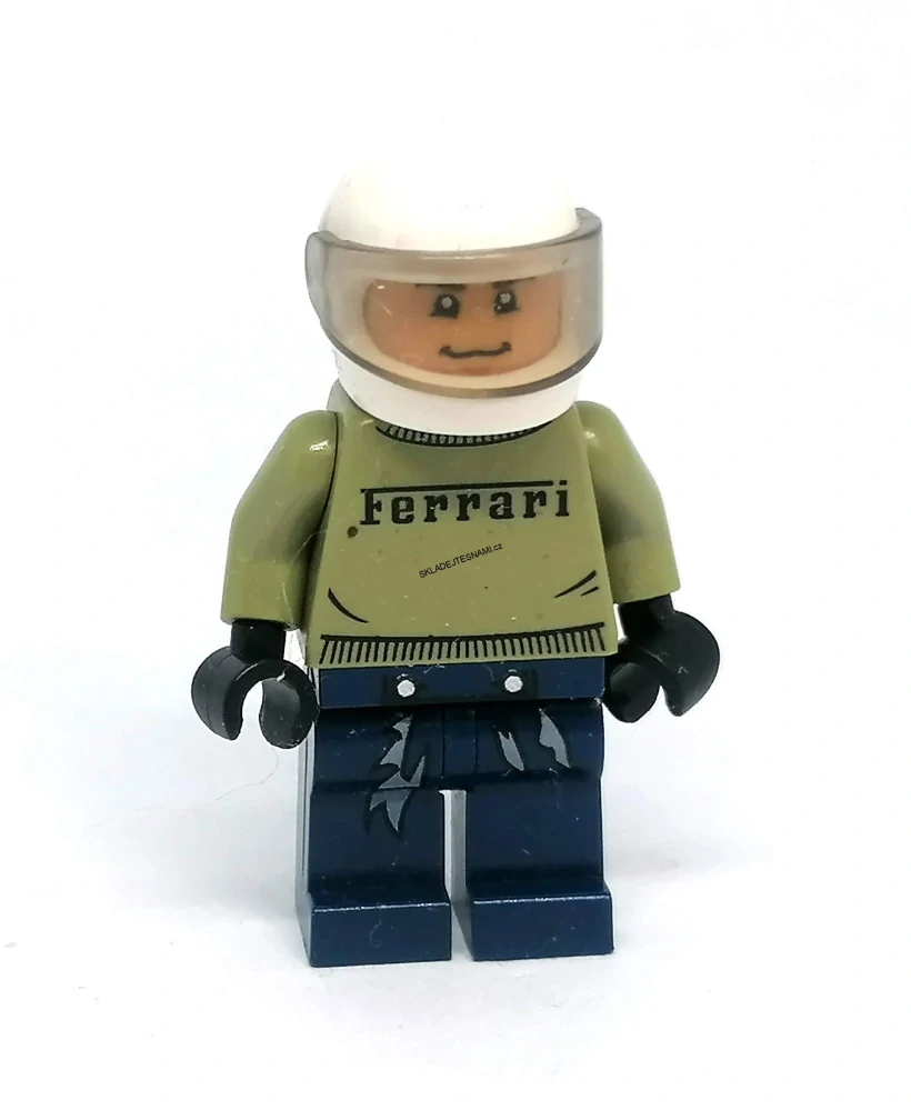 Lh4755 LEGO HRANÁ MINIFIGURKA ŘIDIČ FERRARI