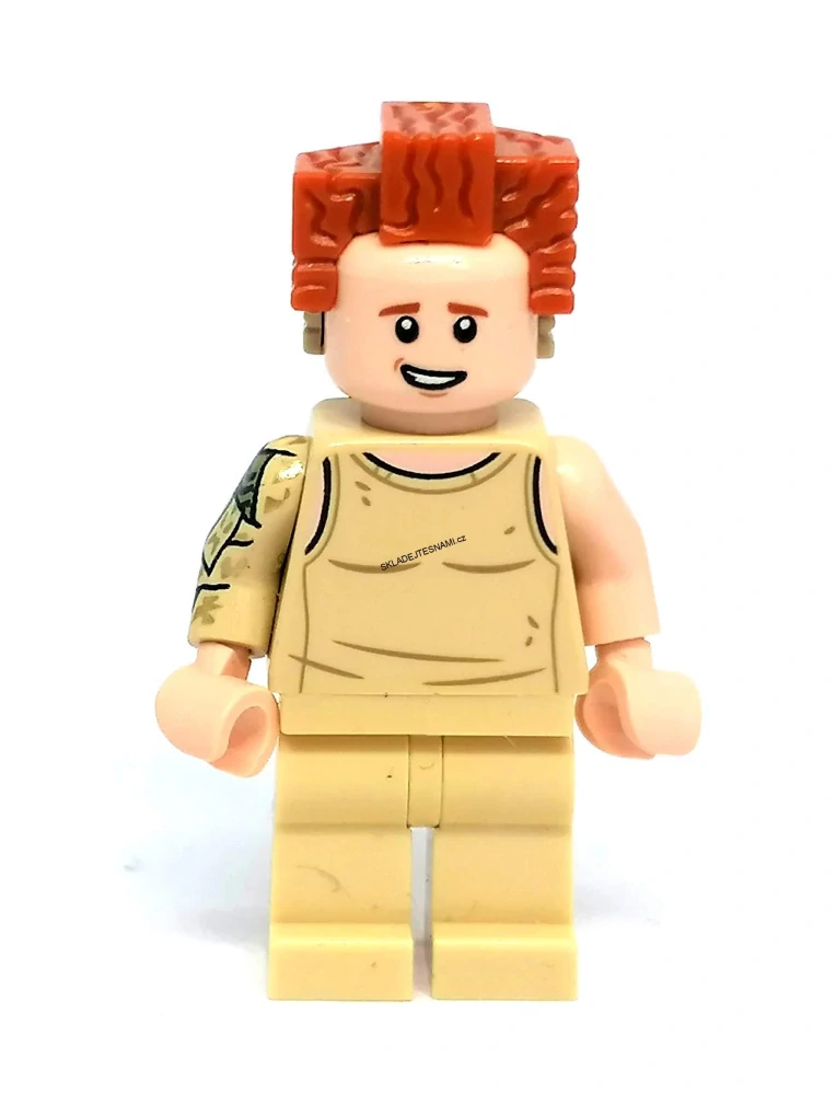 Lh4767 LEGO HRANÁ MINIFIGURKA MUŽ V BÉŽOVÉM TÍLKU