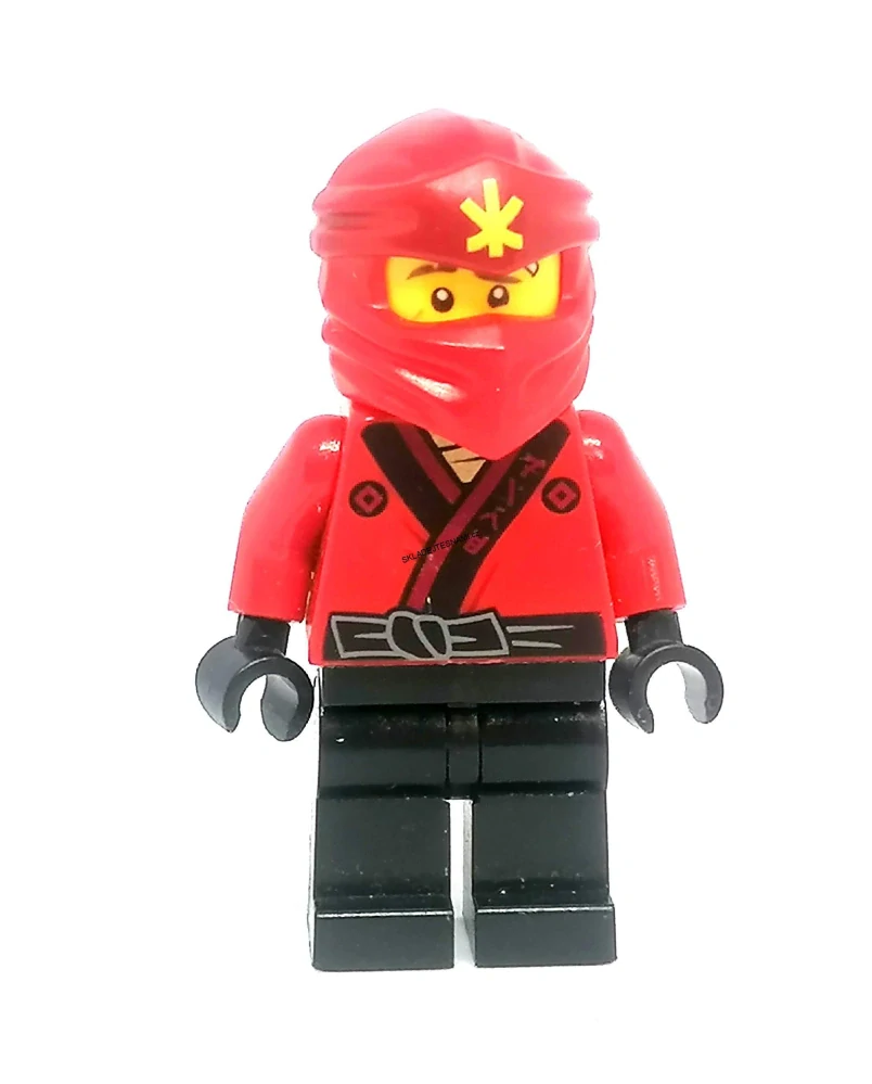 LH4879 LEGO HRANÁ MINIFIGURKA NINJA ČERVENO ČERNÝ